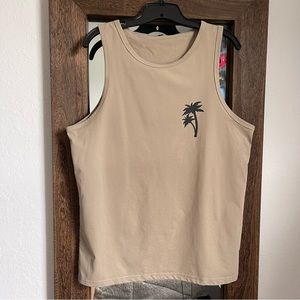 SHEIN palm tree tank top